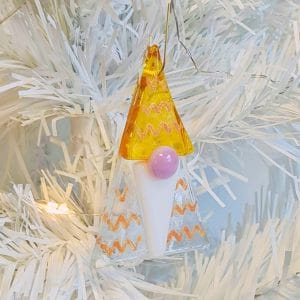Gonks-christmas-decorations-fused-glass-yellow-3-com