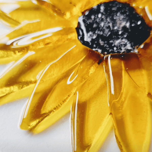 Ashes Keepsake Sunflower, Pet or Human Cremation Memorial