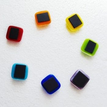 Rainbow Mini Heart Magnets