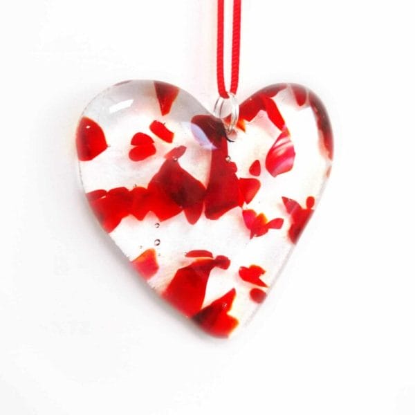 Red Glass Heart
