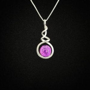 Purple Twist Necklace
