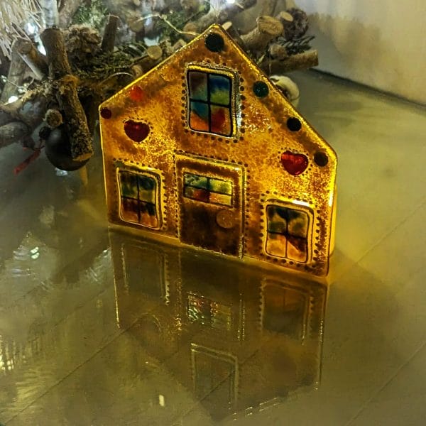 Gingerbread House Candle Holder